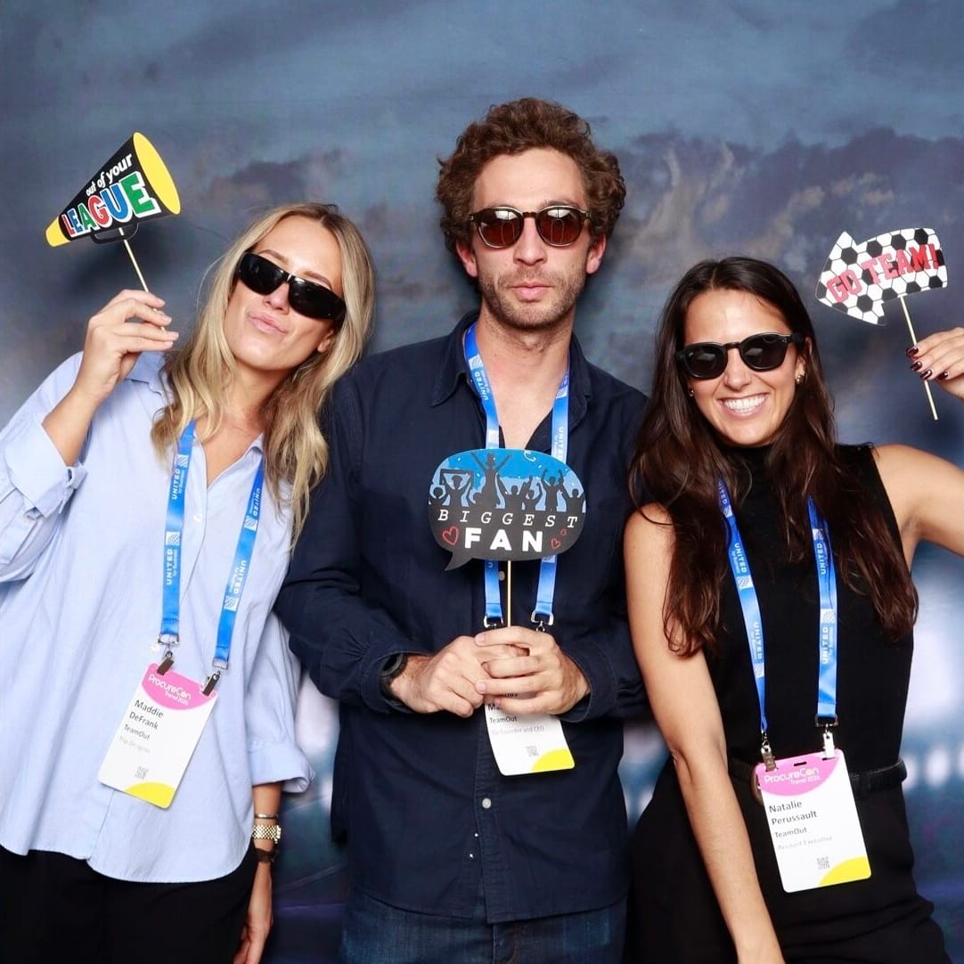 Thomas, Maddie and Natalie at ProcureCon Travel 2026